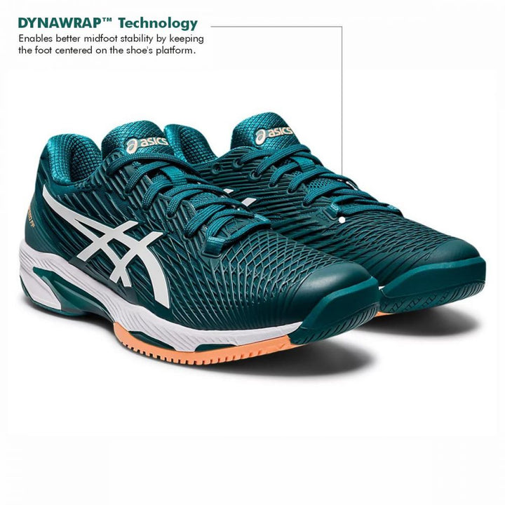 Asics Solution Speed FF 2 2022 Teal White Padel Shoes