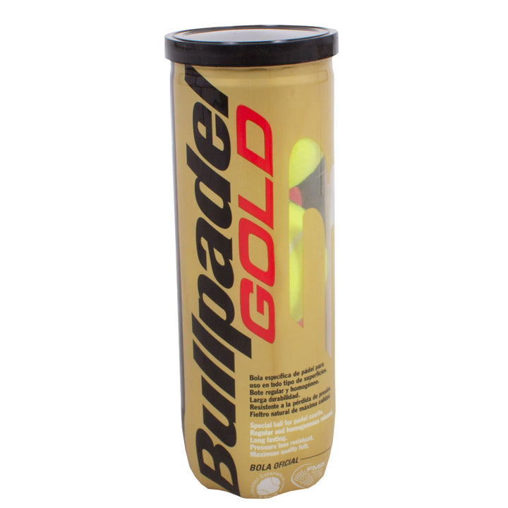 Bullpadel Gold Padel balls YELLOW bottle