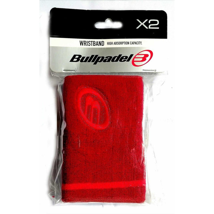 Bullpadel Red & Black wristbands 2 pieces