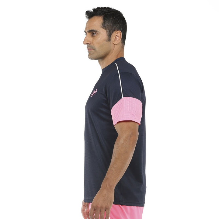 Bullpadel Caqueta black pink Padel Tshirt