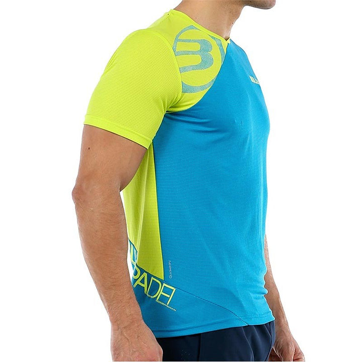 Bullpadel Chamois Atomic Blue Lime Padel Tshirt