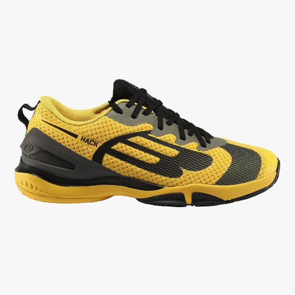 Bullpadel Paquito Navarro Hack Hybrid Fly Yellow Black Padel Shoes