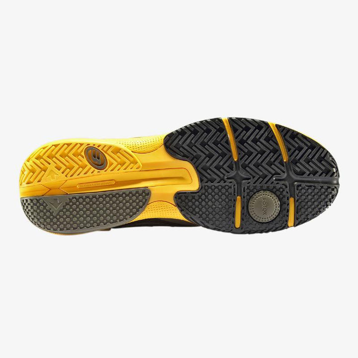 Bullpadel Paquito Navarro Hack Hybrid Fly Yellow Black Padel Shoes