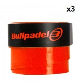 Bullpadel Red Padel Racket Overgrips 3X