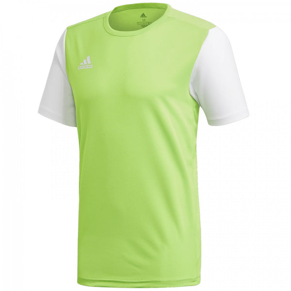 adidas Basic Neon Green White Workout Tshirt