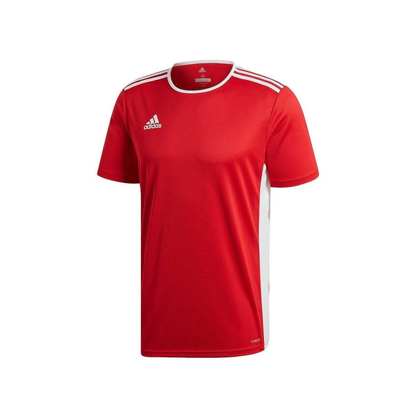 adidas Striped Red Workout Tshirt