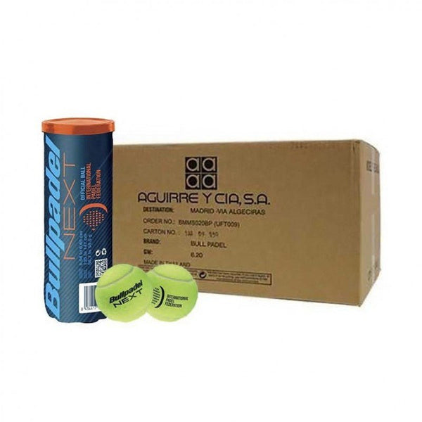 Carton of Bullpadel FIP "NEXT" Padel balls 24 cans - 72 balls WP