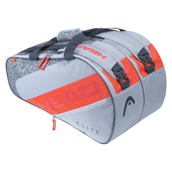 Head Elite Supercombi Grey Orange Padel Racket Bag LV